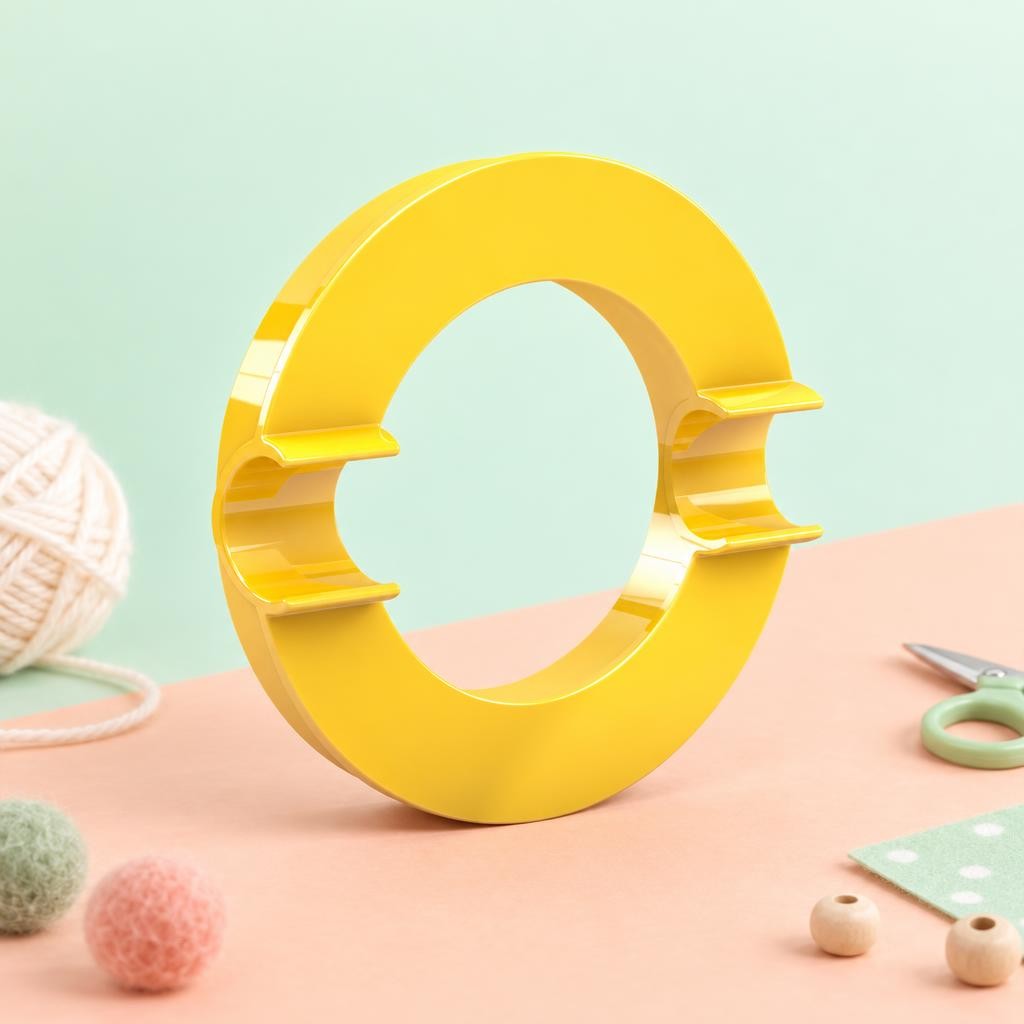 Hauptbild – MEGA Magnet CIRCLE XL DAHLE 95551 Gelb, 10 Stück