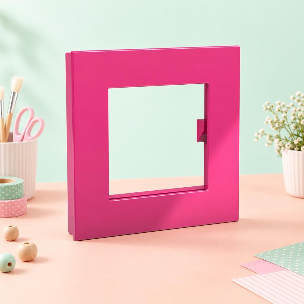 Hauptbild – MEGA Magnet SQUARE XL DAHLE 95553 Pink, 10 Stück