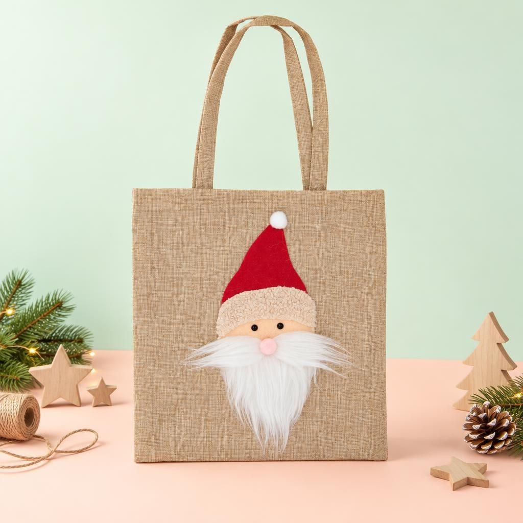 Hauptbild – Jutesack Weihnachtsmann
