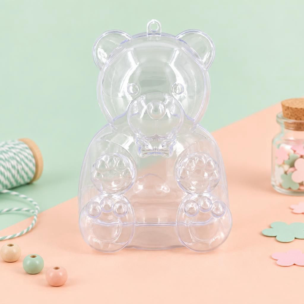 Generiert: [589f7d01-5f51-4cbf-9c00-0d2f554f75d3:1] Hauptbild – Kunststoff Bär, teilbar, 11x7x7 cm