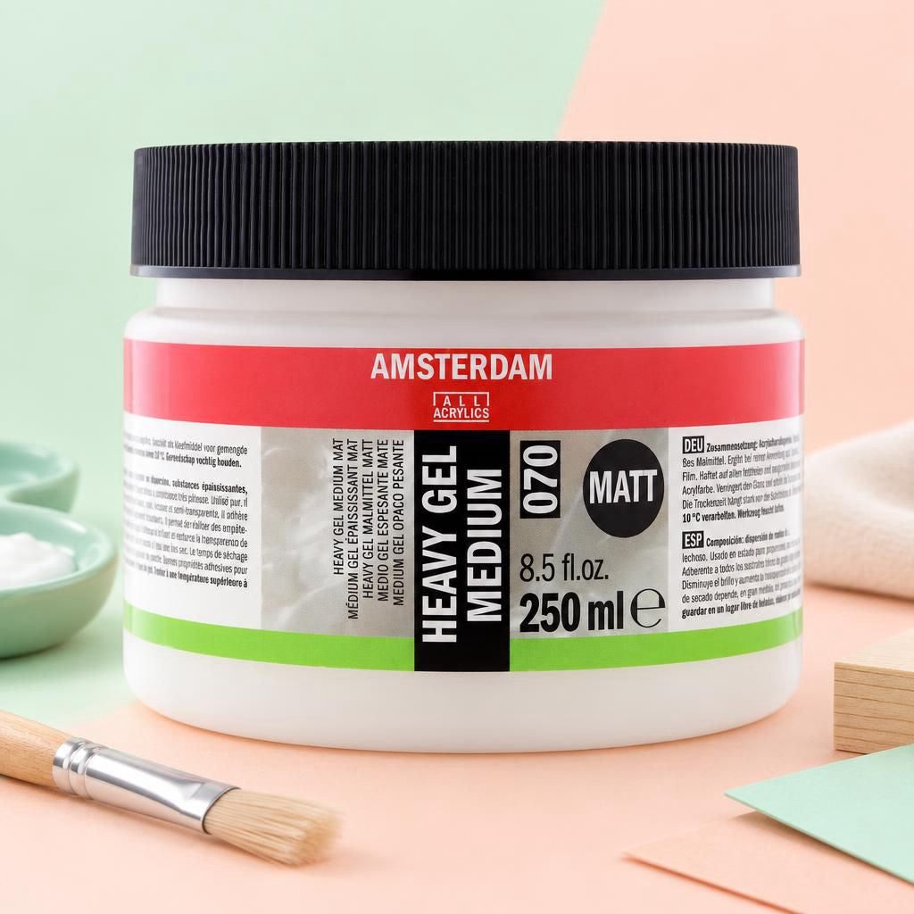 Generiert: [201f5cdc-84fd-4afa-9b04-8d1c76a36afa:1] Hauptbild – Amsterdam Heavy Gel Malmittel matt 020 Flasche 250 ml