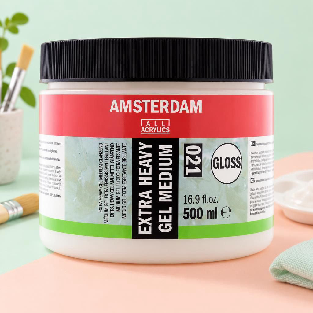 Generiert: [fda6d191-587e-43ed-ac49-d187062abd75:1] Hauptbild – Amsterdam Extra Heavy Gel Malmittel Glänzend Gefäß 021 Flasche 500 ml
