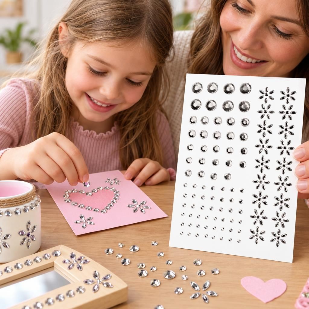 Mit Menschen – P&D Crystal assortiert selbstklebend 70St 2-8mm