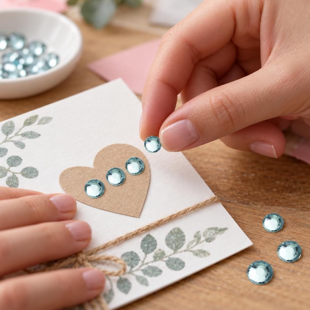 Mit Menschen – P&DDiamanten Minikette crystal selbstklebend 2/3mm 22 Streife