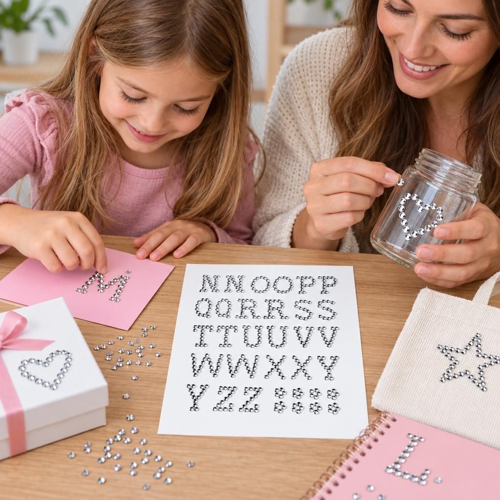 Mit Menschen – P&D Buchstabe 13mm N-Z crystal selbstklebend (je 2 Stck)
