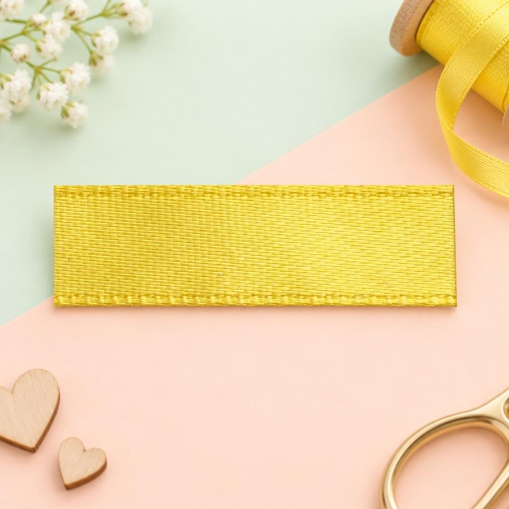 Generiert: Hauptbild – Satin Band 3mm 10m, gelb