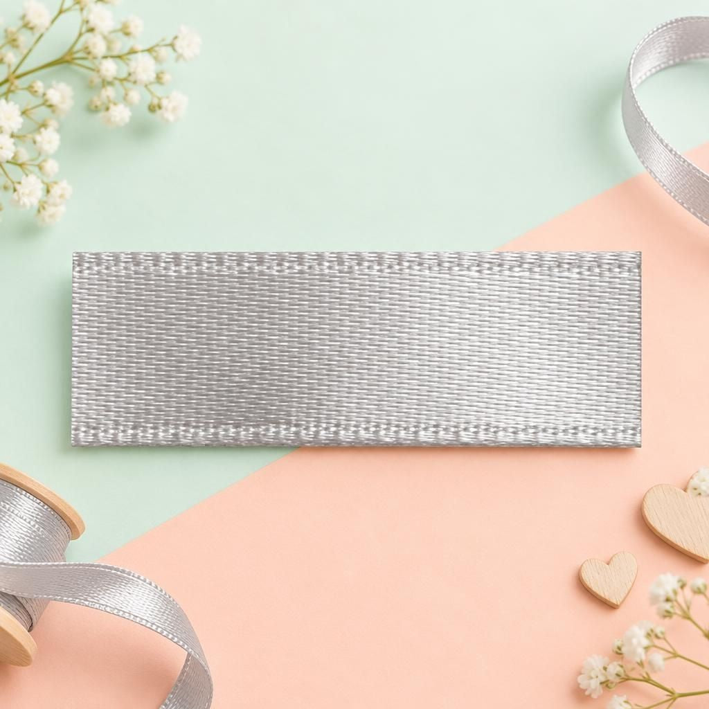 Generiert: Hauptbild – Satin Band 3mm 10m, silber