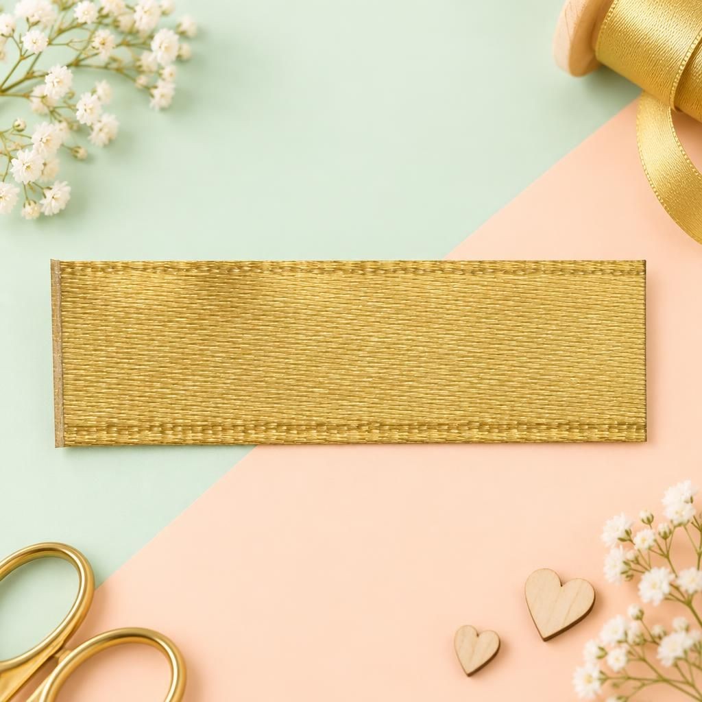 Generiert: Hauptbild – Satin Band 10mm 10m, gold
