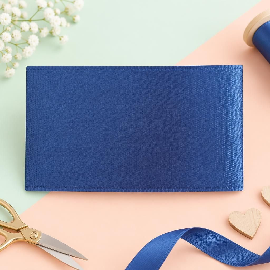 Generiert: Hauptbild – Satin Band 25mm 5m, blau