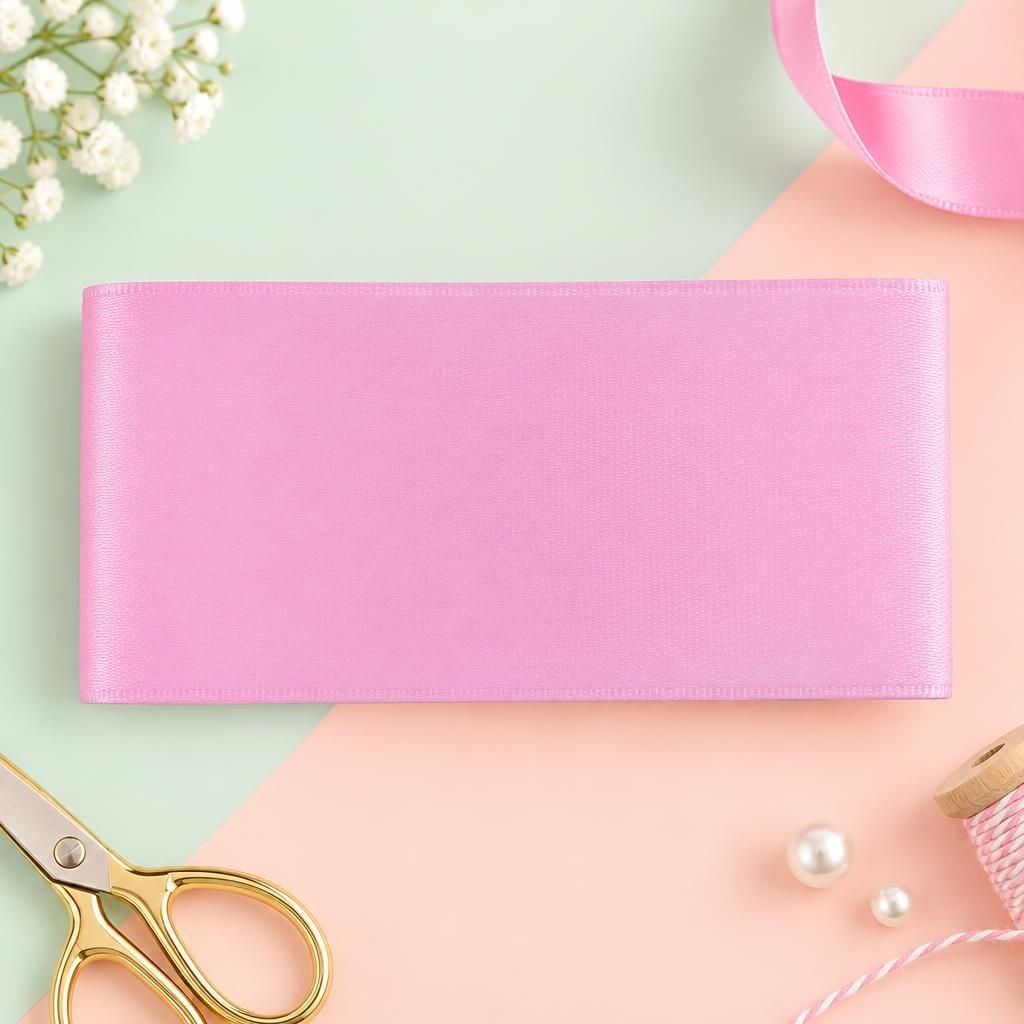 Generiert: Hauptbild – Satin Band 25mm 5m, rosa