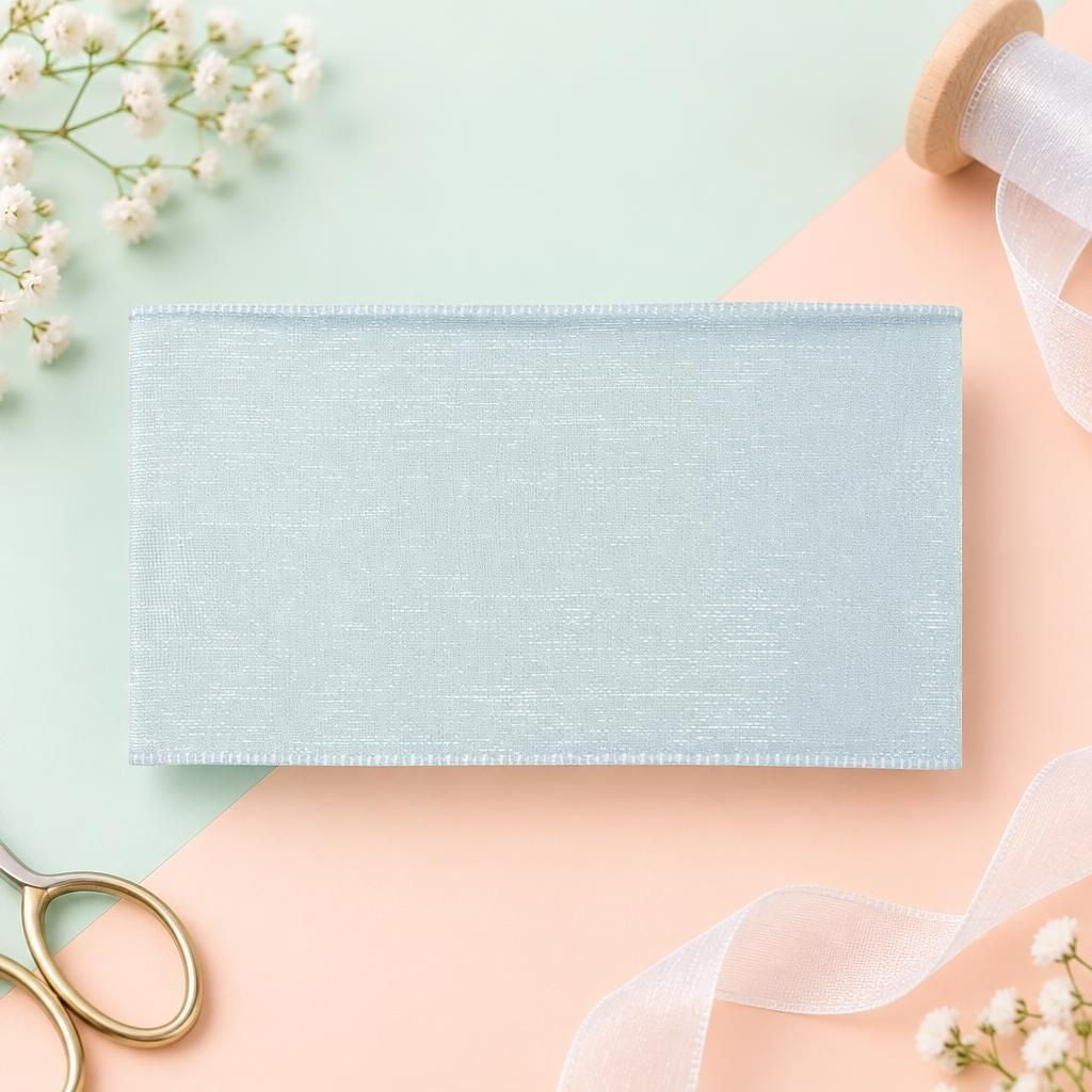 Generiert: Hauptbild – Organza Band 25mm 5m, weiss