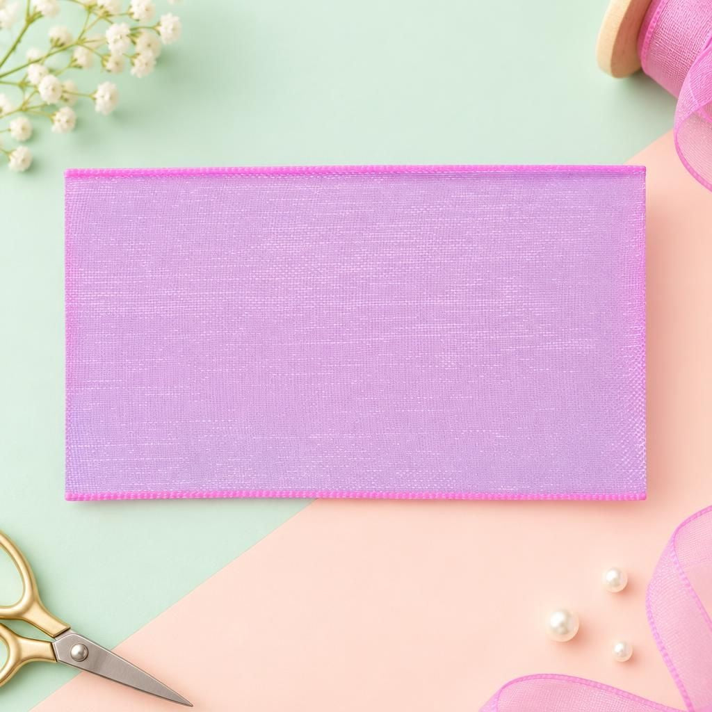 Generiert: Hauptbild – Organza Band 25mm 5m, rosa