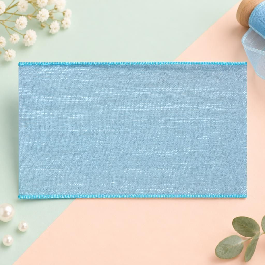 Generiert: Hauptbild – Organza Band 38mm 5m, hellblau