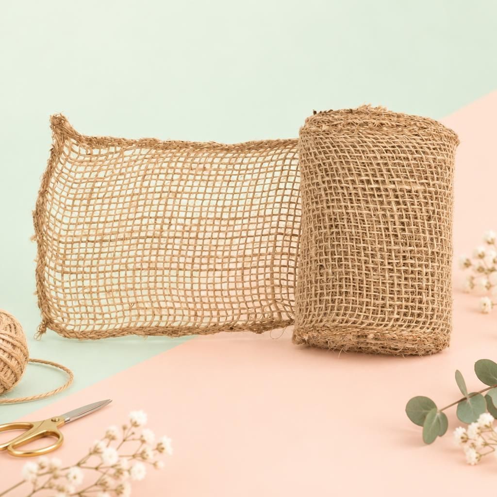 Hauptbild – Juteband 10cm x 3m natur, 100% Jute