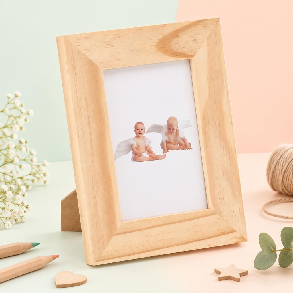 Generiert: [944c215c-d4be-40fe-a64a-7578dca93816:1] Hauptbild – Bilderrahmen m. Glas, 13,5x17,5cm, Kiefer NZ