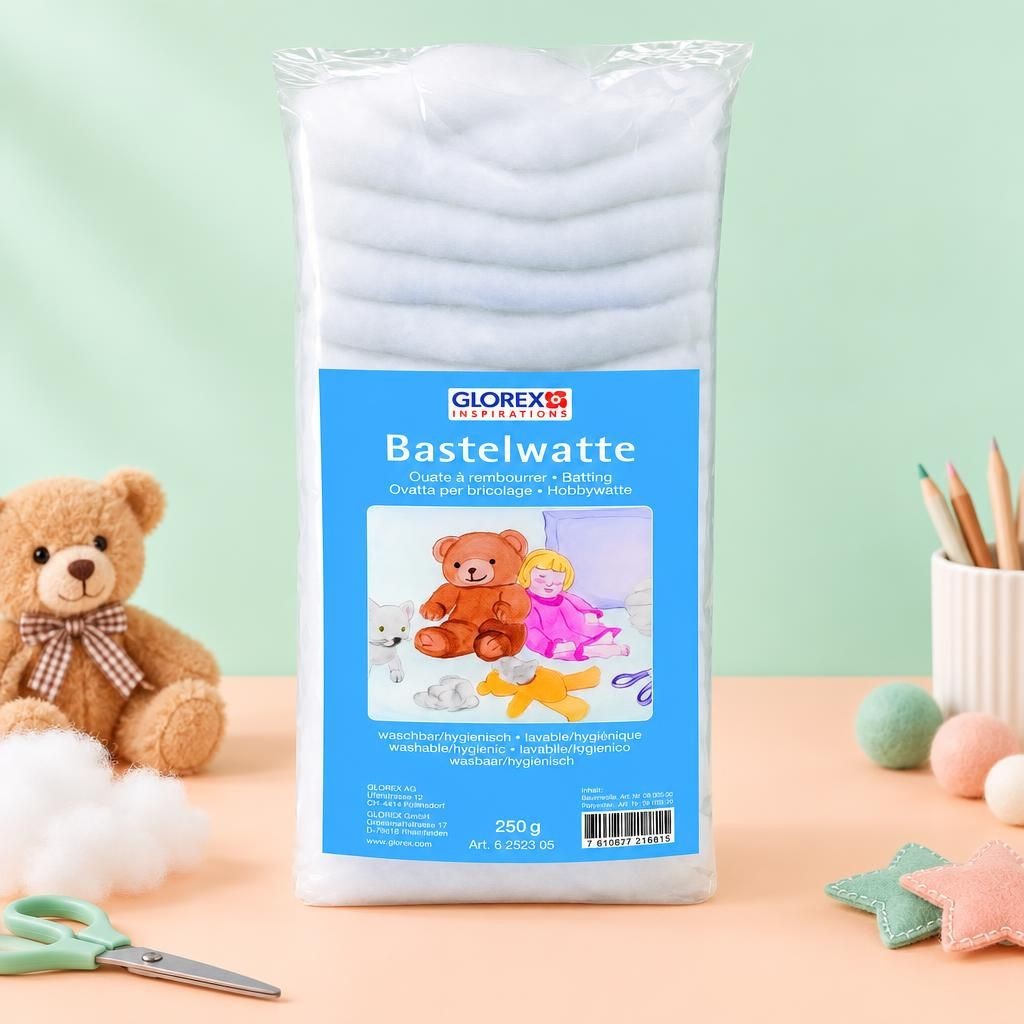 Generiert: [2f86d4df-4e51-4822-98be-09a7684c03f8:1] Hauptbild – Bastelwatte weiss 250g