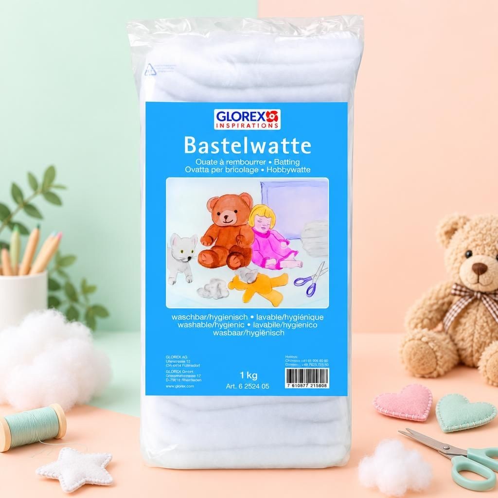Generiert: [70179b0b-f524-4ed0-8022-bb4f97c0b9d2:1] Hauptbild – Bastelwatte weiss 1kg