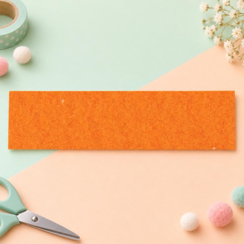 Hauptbild – Bastelfilz 250g 2Bg orange, 20x30cm