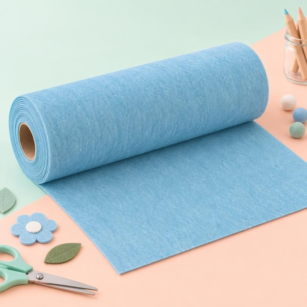 Generiert: Hauptbild – Bastelfilz 45cm x 2,5m h'blau, Rollenware