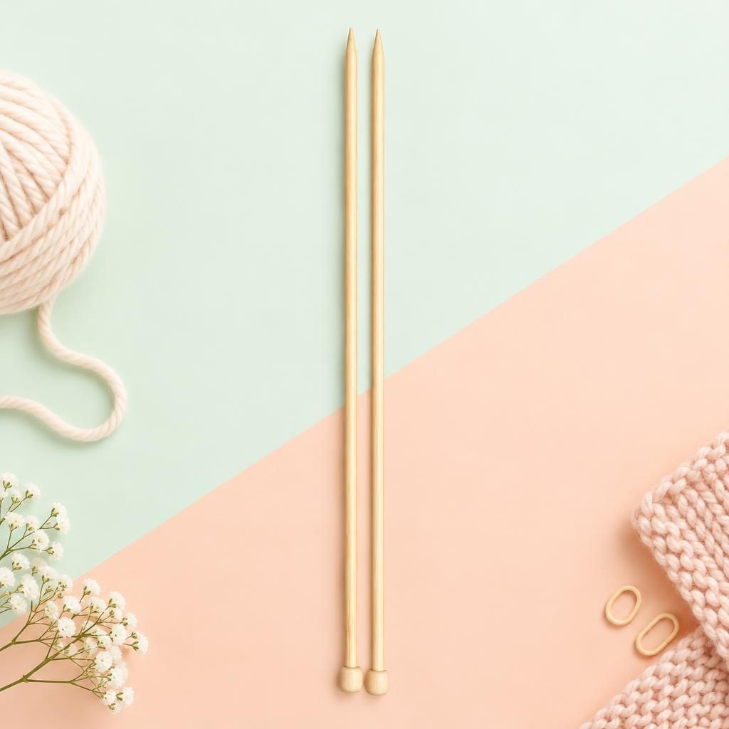 Generiert: [0f643f75-34ab-4801-9f1f-36c957f6d638:1] Hauptbild – Stricknadeln Bambus 6,0mm 35cm