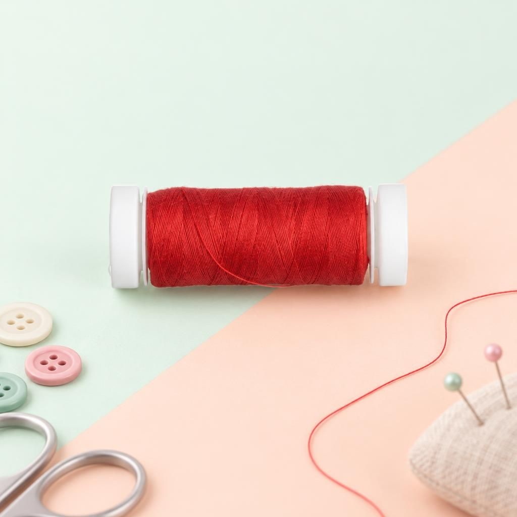 Generiert: [920d7bae-46fa-4cea-9325-7bfedc340d8d:1] Hauptbild – Nähgarn, Polyester, 150m, rot