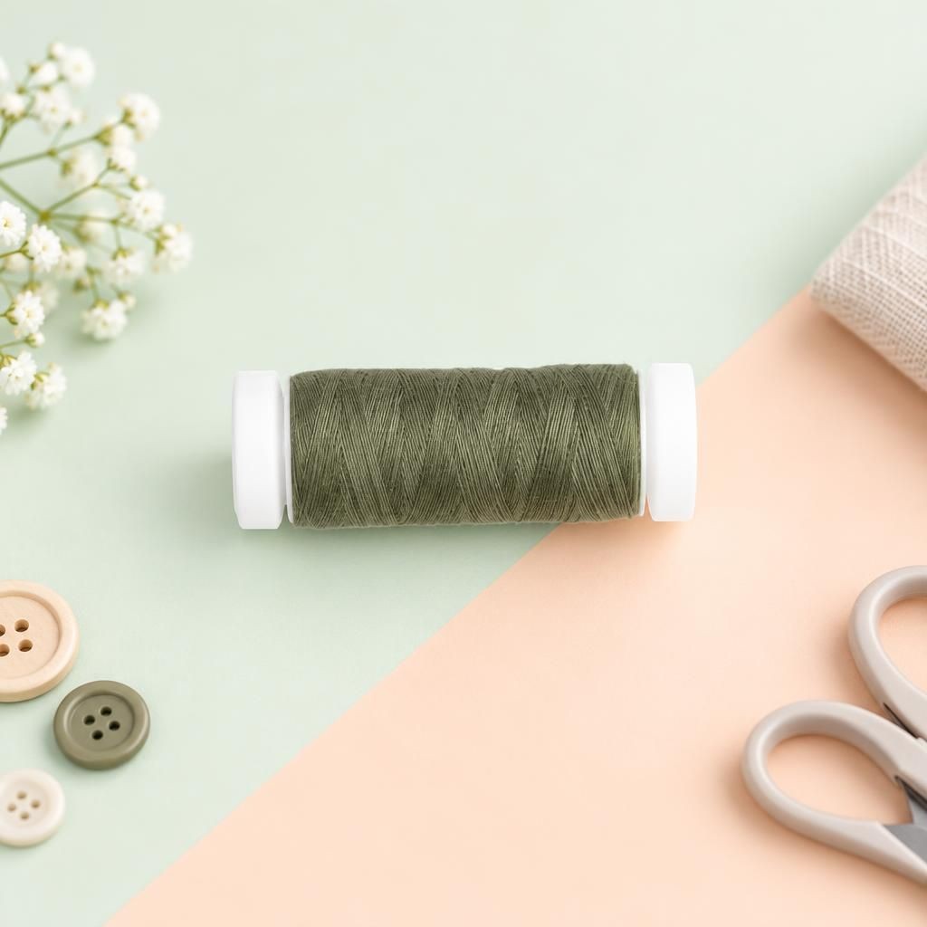 Generiert: [3982fd81-c2b5-452d-85ce-aa2eb85c3d3f:1] Hauptbild – Nähgarn, Polyester, 150m, olive