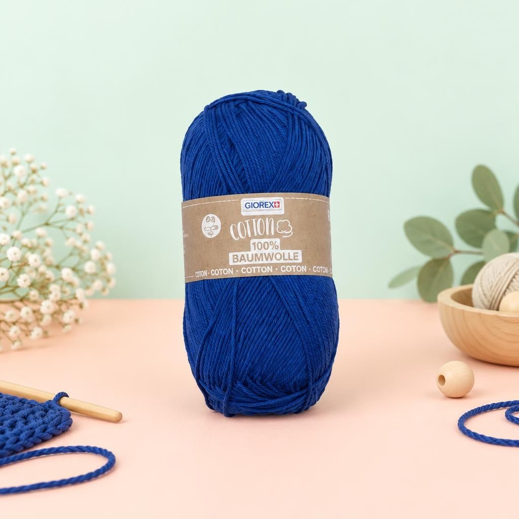 Generiert: [2284c30e-50ed-4db2-9641-18fe95ce6b58:1] Hauptbild – Cotton 100% Baumwolle, 50g, marine