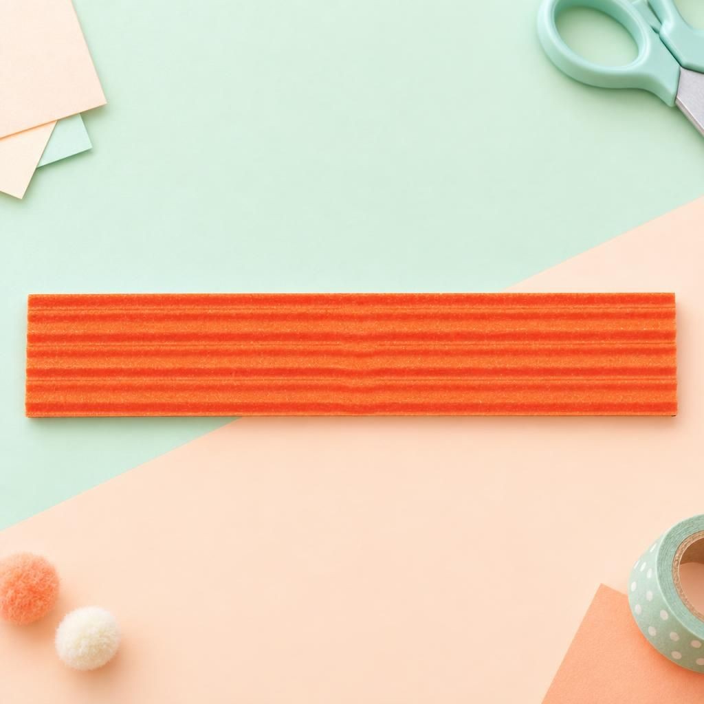 Hauptbild – Bastelwellpappe orange