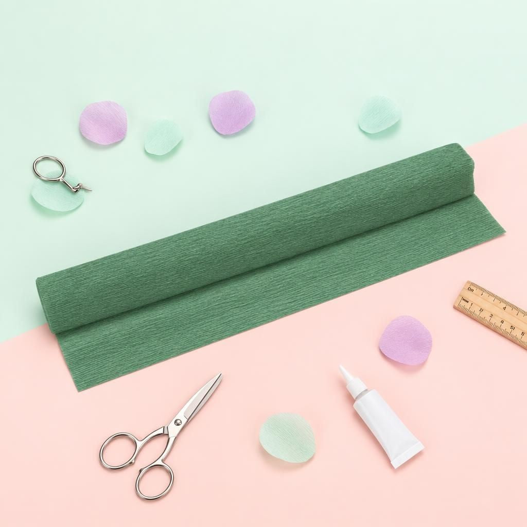Hauptbild – Floristik Krepp-Papier grün