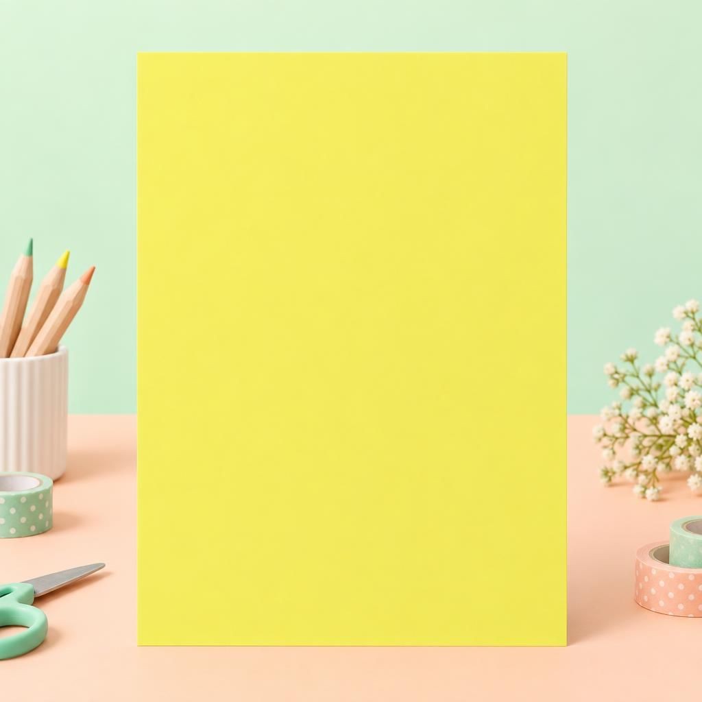 Hauptbild – Fotokarton 300g/m2 zitroneng, 50x70 cm