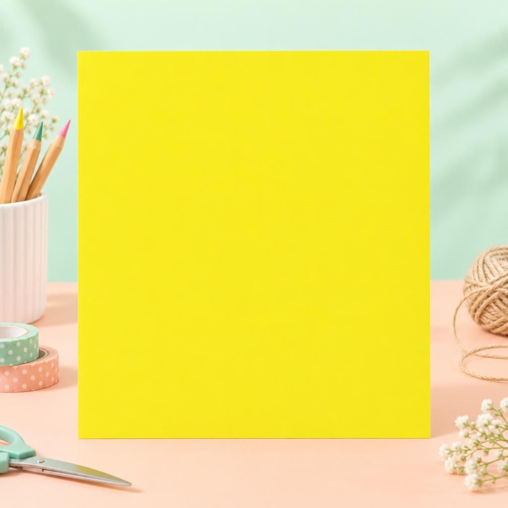 Hauptbild – Fotokarton 300g/m2 bananengelb, 50x70 cm