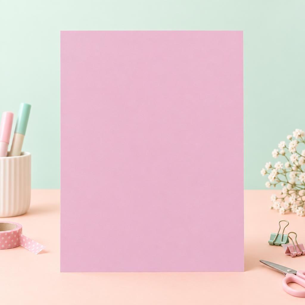 Hauptbild – Fotokarton 300g/m2 rosa, 50x70 cm