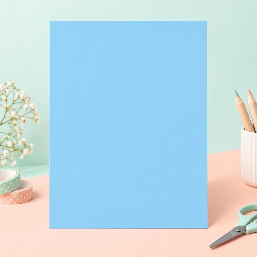 Hauptbild – Fotokarton 300g/m2 himmelblau, 50x70 cm