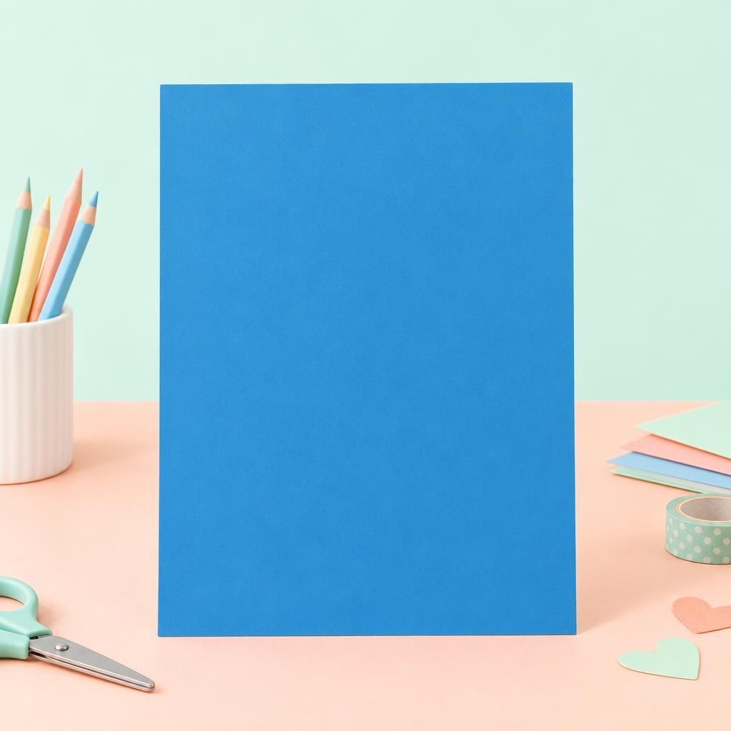 Hauptbild – Fotokarton 300g/m2 mittelblau, 50x70 cm
