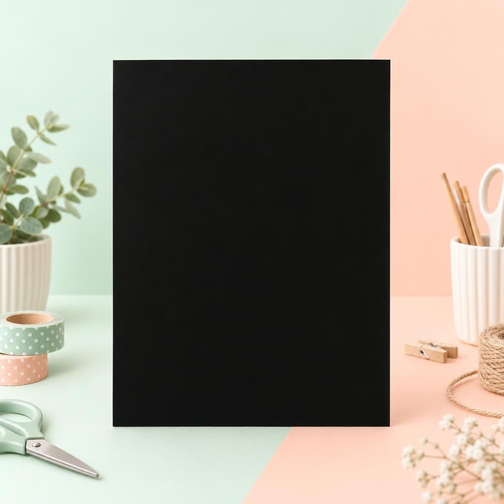 Hauptbild – Fotokarton 300g/m2 schwarz, 50x70 cm