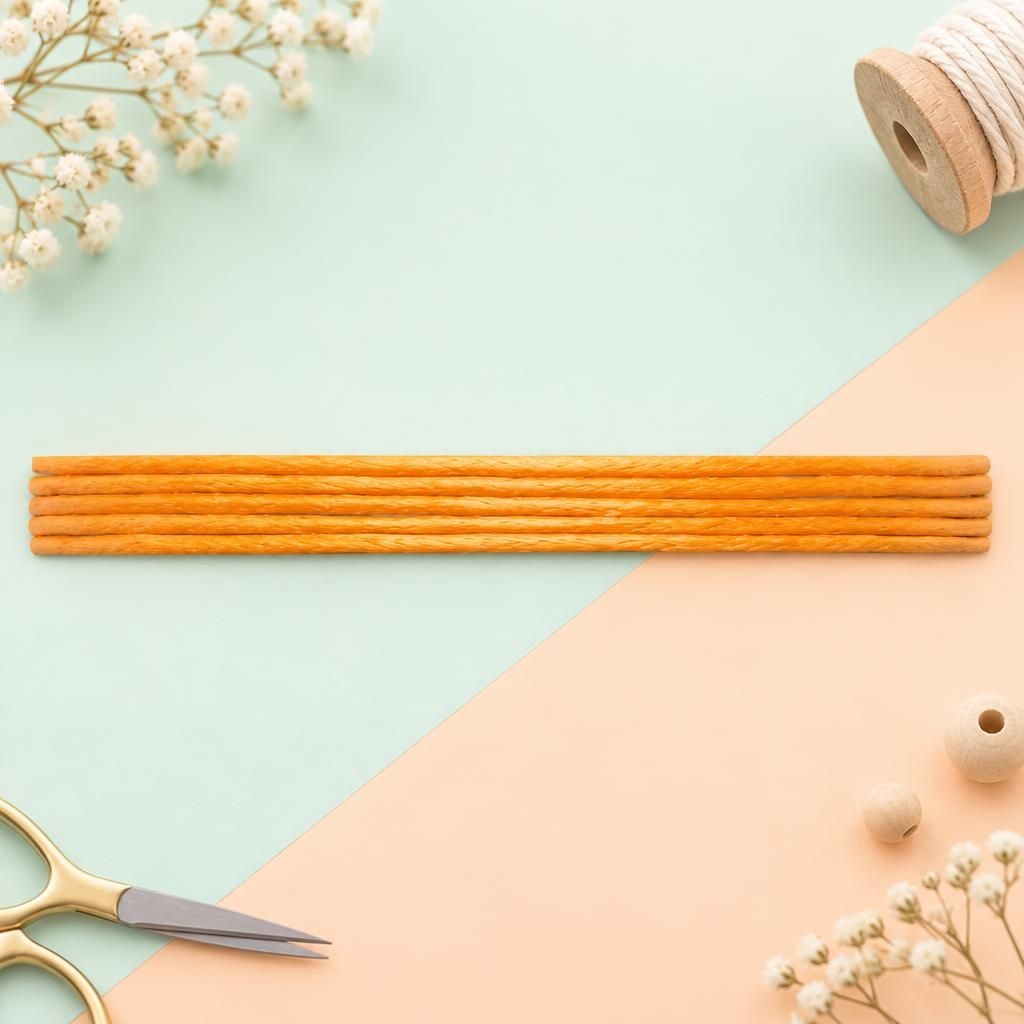 Generiert: [cfa9334a-3b5d-42ec-84c7-232d1f41a277:1] Hauptbild – Baumwollkordel 1mm/5m orange