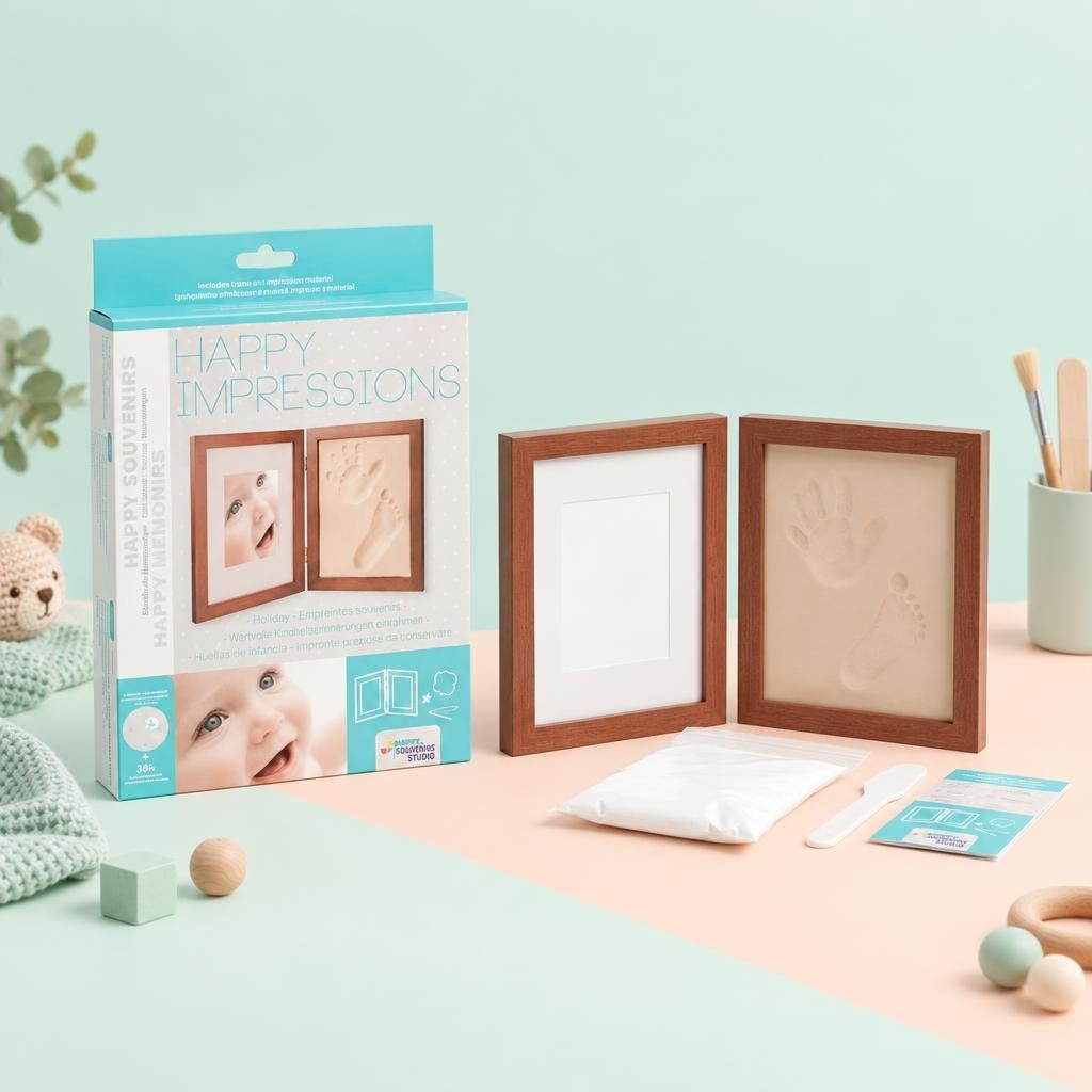 Hauptbild – Hand- & Fussabdruck Kreativ-Set Happy Impressions