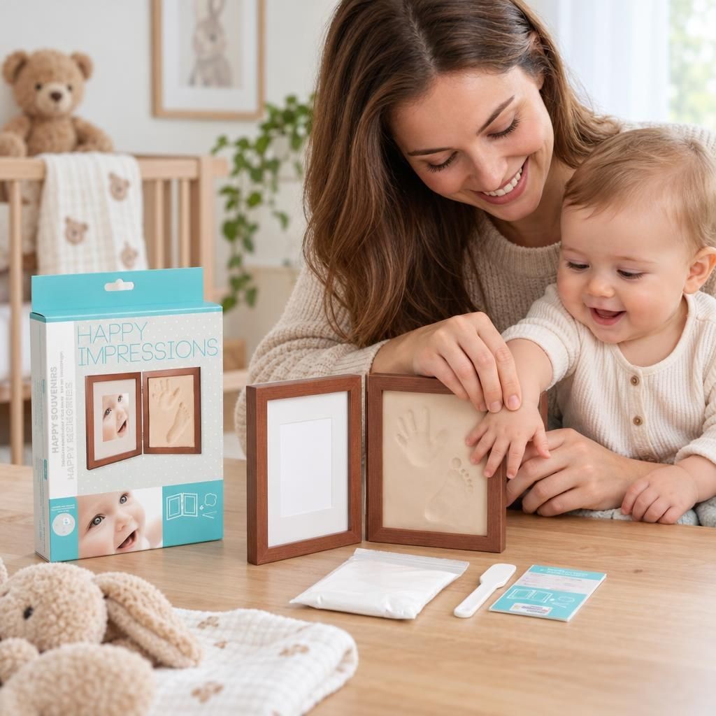 Mit Menschen – Hand- & Fussabdruck Kreativ-Set Happy Impressions