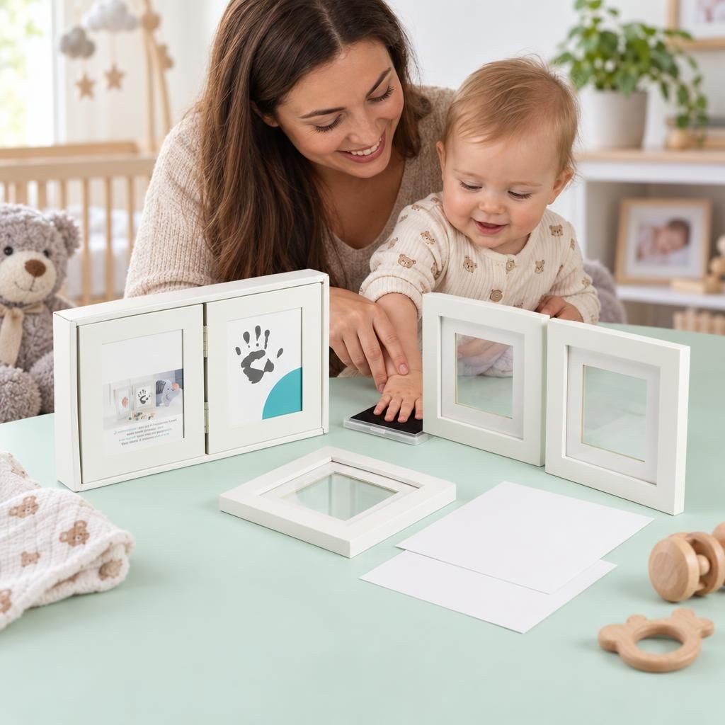 Mit Menschen – Hand- & Fussabdruck Memory Set – 20,4 × 12,2 cm