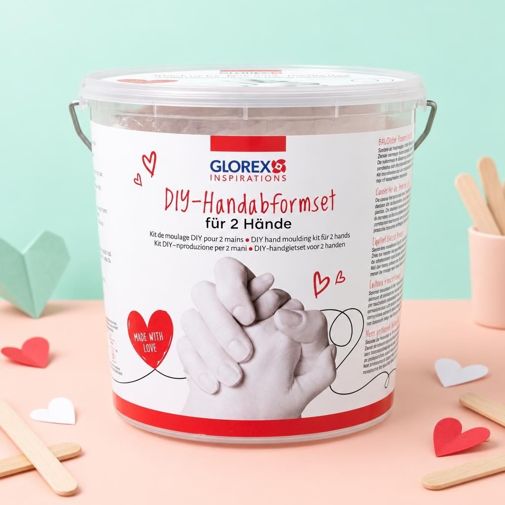 Hauptbild – Handabform-Set für 2 Hände – 3D Erinnerungsabdruck