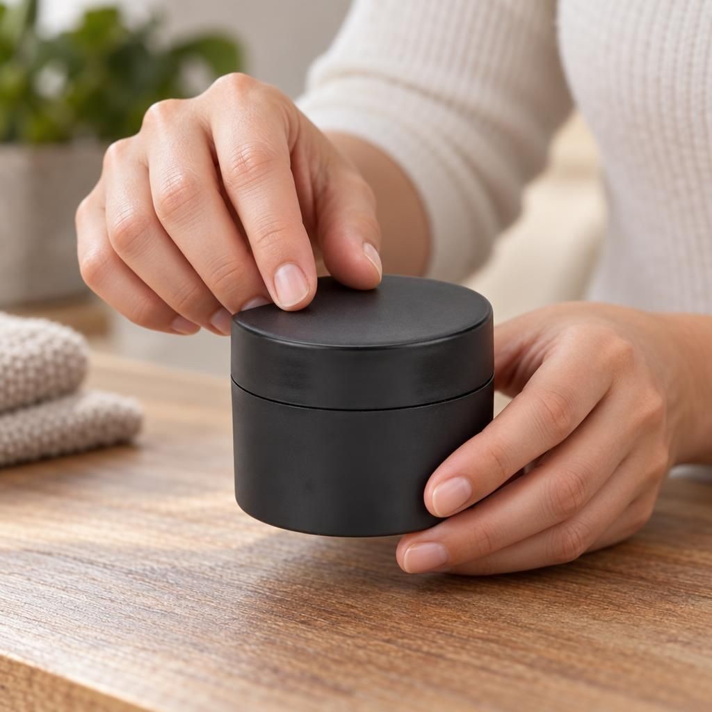 Generiert: Mit Menschen – Creme-Dose 30ml schwarz