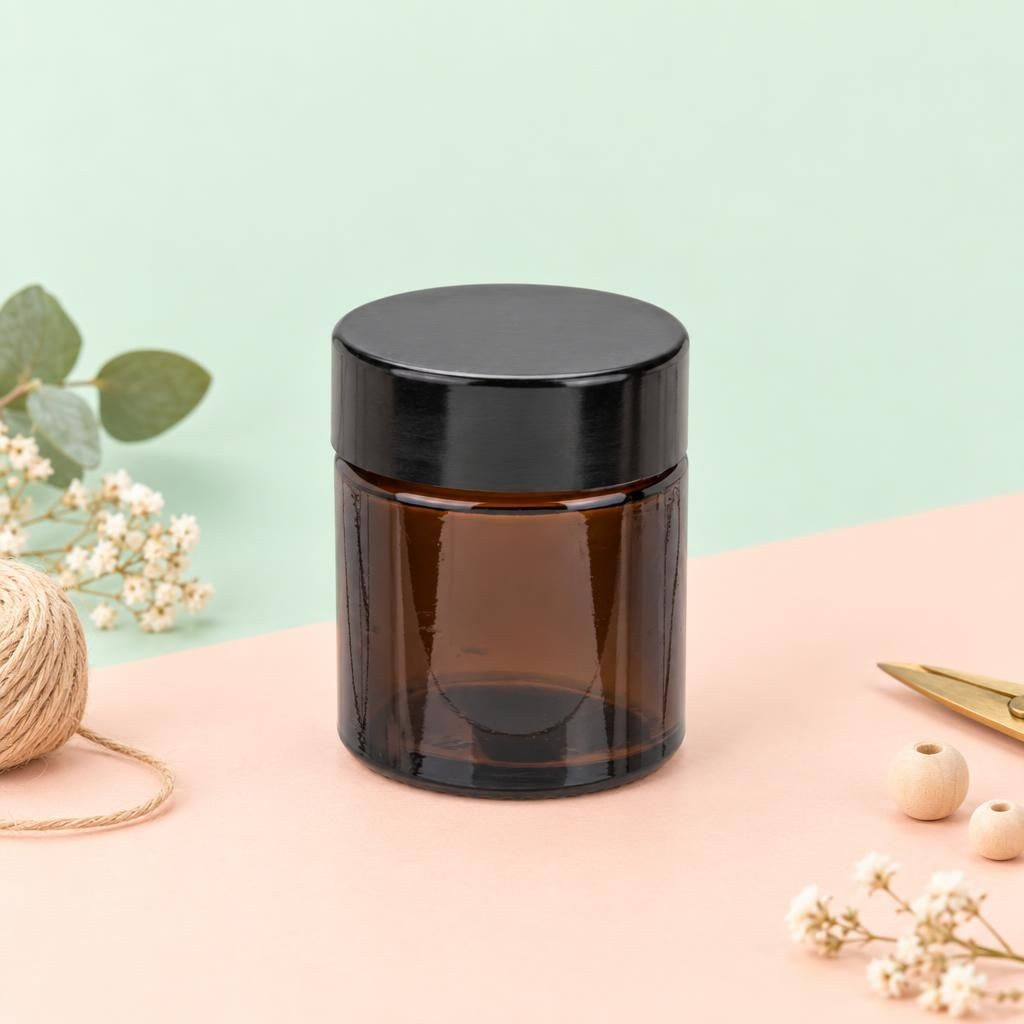 Hauptbild – Glastiegel braun 30ml