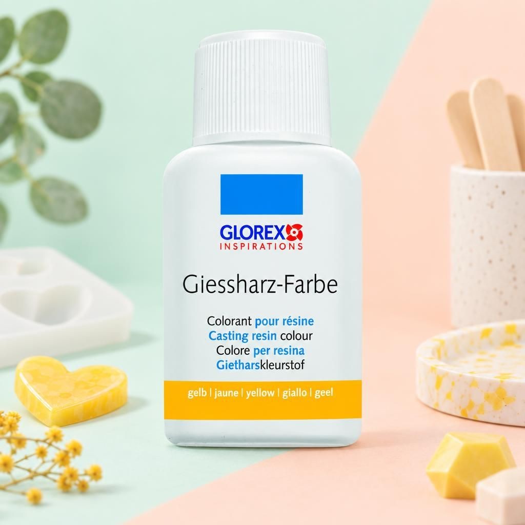 Hauptbild – Gießharz-Farbe 20ml gelb