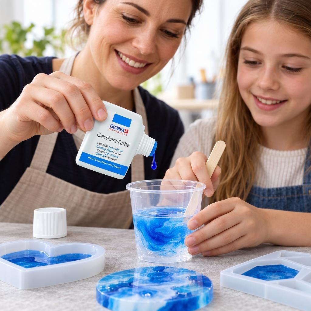 Mit Menschen – Gießharz-Farbe 20ml blau