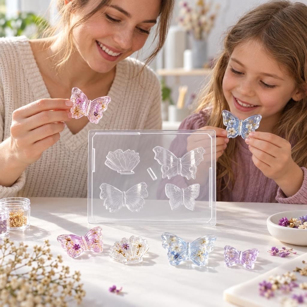 Mit Menschen – Giessform Schmetterling Set