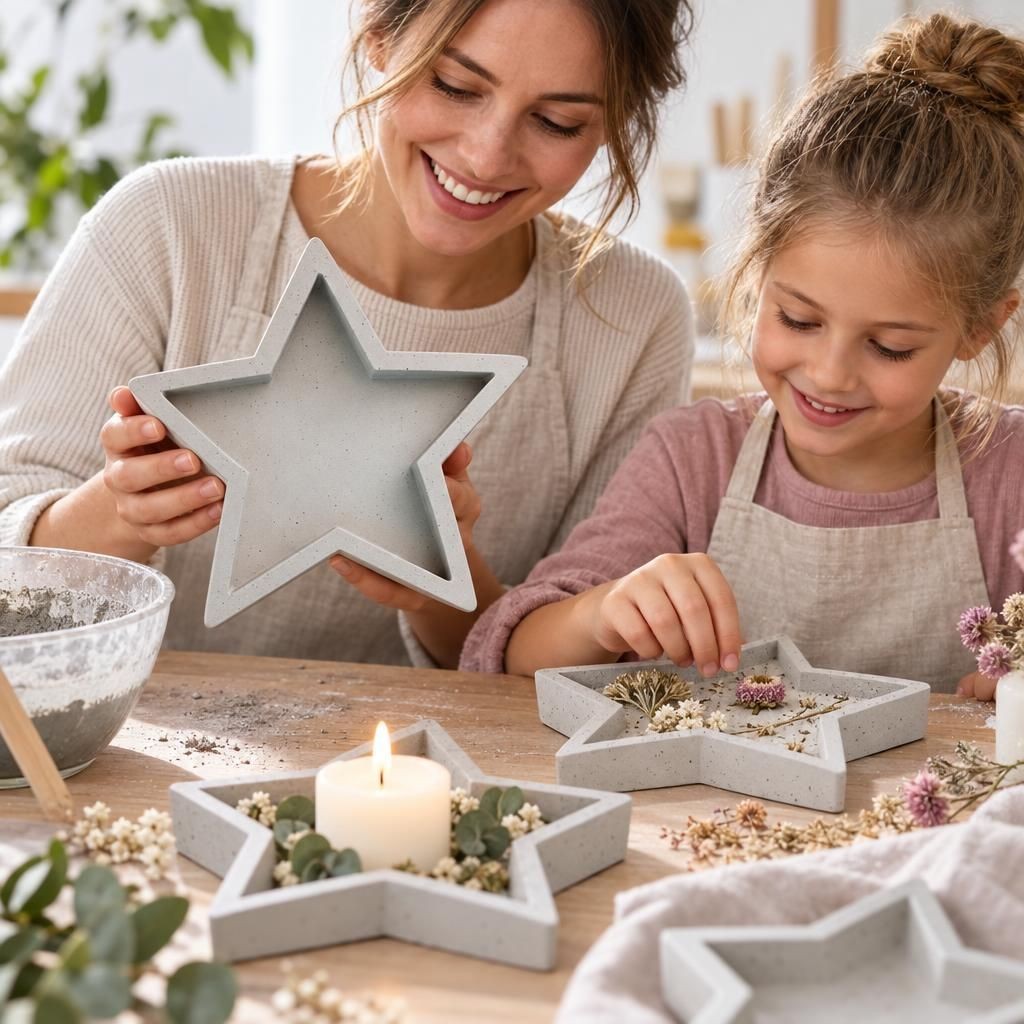 Mit Menschen – Giessform Sternschale 22cm