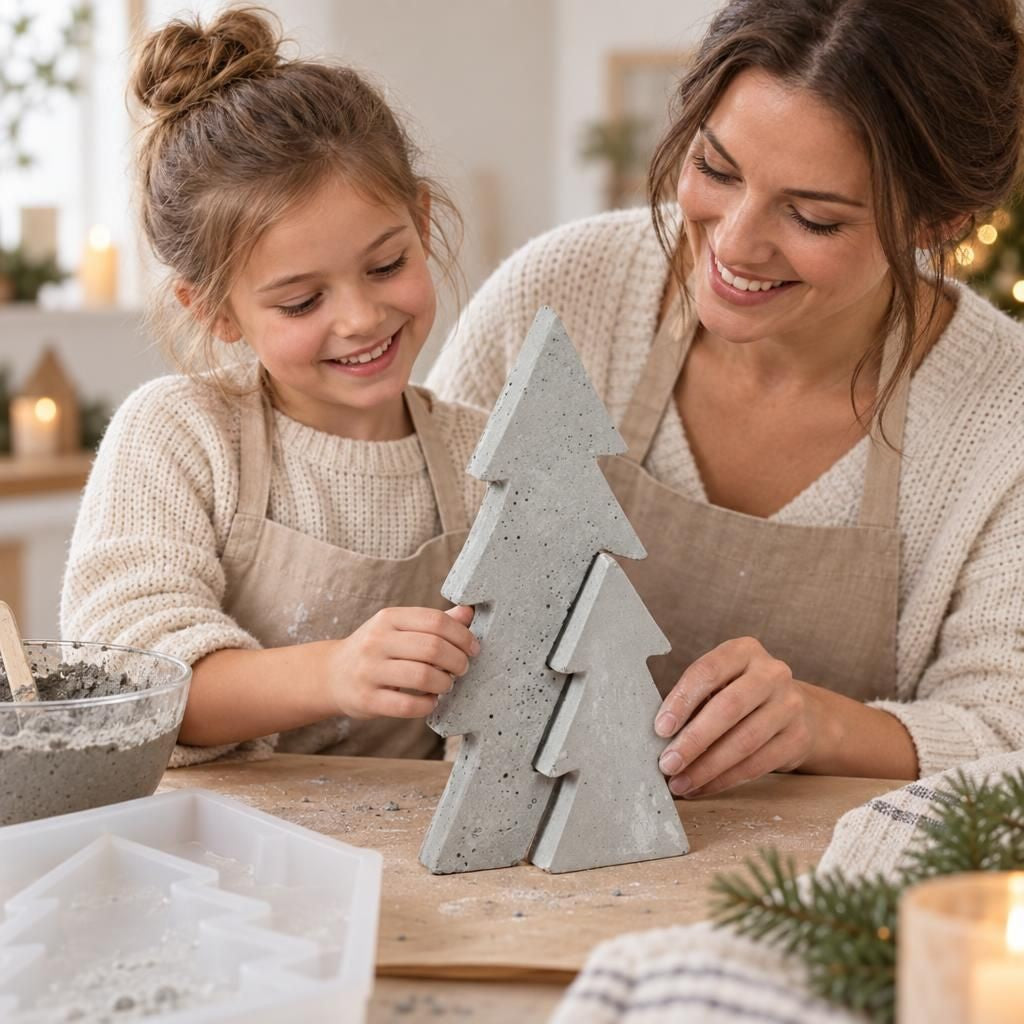 Mit Menschen – Giessform Tannenbaum gross