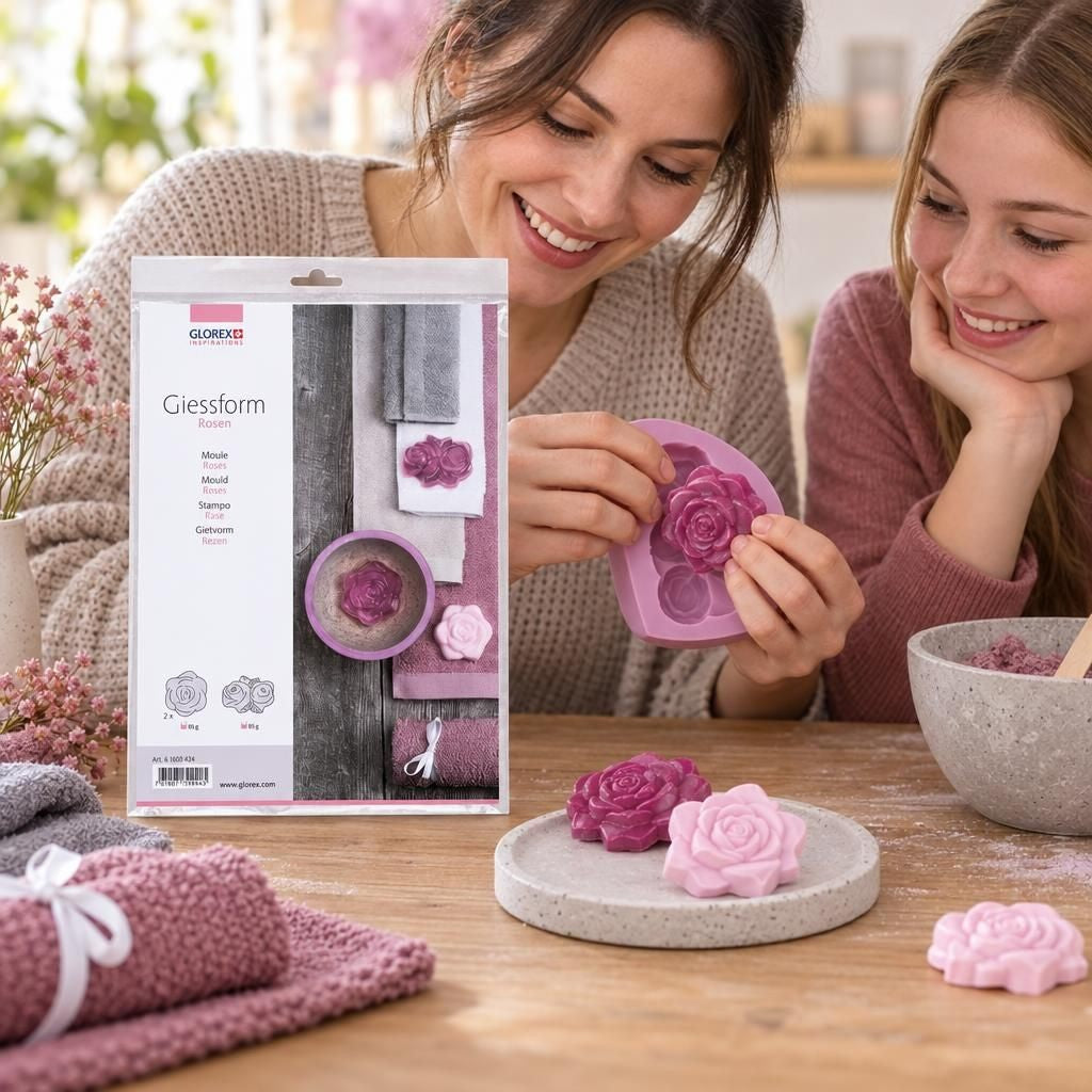 Mit Menschen – Giessform Rosen
