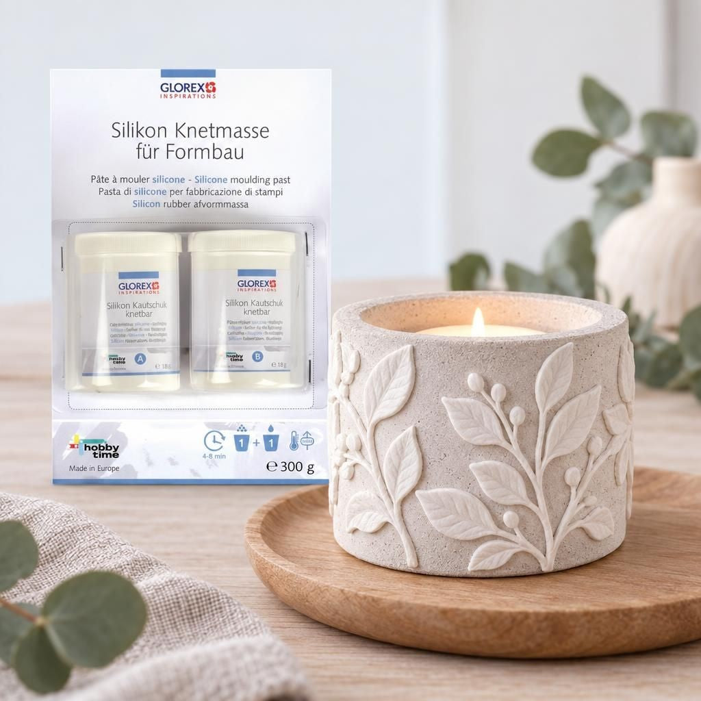 Fertiges Bastelwerk – Silikon-Knetmasse 300g