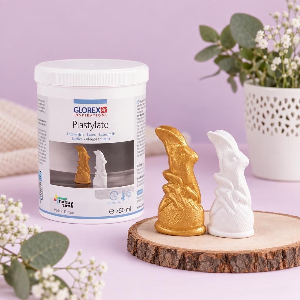 Fertiges Bastelwerk – Plastylate Latexmilch 750ml